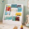 sarben 4-Tier Kids Bookshelf - Wooden Toddler Book Shelf White