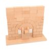 SASEWRAN Interactive Wooden Roman Arch Bridge Stacking Block Game