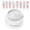 Satin Pearl White Carving Glue - 3D Modeling Gel | Rhinestone Shaping Tools