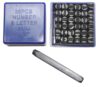 Satra S-6NA36 Punching Tool Letter A-Z Number 0-9 Symbol & Stroke Numbers Punch Letters