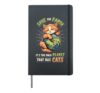 Save The Earth It's The Only Planet That Has Cats Earth Day Hardcover Journal, Black