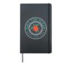 Save The Ocean Lovely Earth Day Sea Plastic Straw Free Hardcover Journal, Black