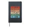 Save The Planet Rescue Animals Plant Trees Clean Seas Nature Hardcover Journal, Black