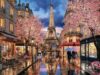 Scenic Eiffel Tower Rounded Corner Paper Puzzles - 300 Piece Puzzles