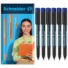 Schneider Maxx 224 M Permanent Marker Pen 1.0mm Medium Line, Blue 6 Pack