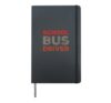 School Bus Driver Fun Funny Back To School Quotes Hardcover Journal, Black