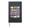 School Counselor Affirmations Back To School Appreciation Hardcover Journal, Black
