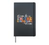 School Counselor It's Me Hi I'm The Counselor Back To School Hardcover Journal, Black