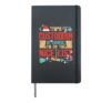 School Custodian Janitor Christmas I'm A Custodian Of Course Hardcover Journal, Black