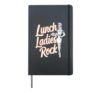 School Lunch Lady School Worker Cafeteria Lady Chef Cook Hardcover Journal, Black