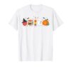 School Supplies Spooky Teacher Trick Or Teach Halloween Cute T-Shirt