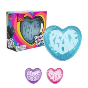 Schylling Needoh Good Vibes Only - Sensory Squeeze Toy - Colors May Vary (1 Per Pack)