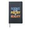 science is the poetry of reality funny world poem day Hardcover Journal, Black