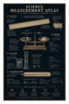 Science Measurement Atlas Canvas Poster, STEM Educational Wall Art