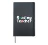Science of Reading Teacher Literacy Phonics Appreciation Hardcover Journal, Black