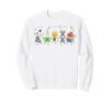 Science Teacher Doodle Characters Biology Chemistry School Sweatshirt