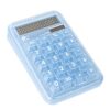 Scientific Calculator with Flexible Keyboard for Offices, Blue