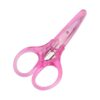Scissors All Purpose, Ergonomic Handles Designed for Office Crafts,Versatile Metal Shears,Left Right Handed Design,Compact Portable Handheld Scissors for Crafting Scrapbooking Pattern Design (Pink)