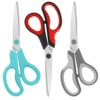 Scissors, Niutop 8" All Purpose Scissors Heavy Duty Ergonomic Comfort Grip Craft Shears Sharp Scissors for Office Home Household Sewing High/Middle School Students Teacher Art Craft DIY Supplies