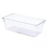 Sclmgo 5 Pack Storage Case Clear Drawer Organizer Tray Cosmetic Storage Box Versatile Divider Organizer Desk Drawer Storage with Polished Edges and Anti Slip