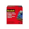 Scotch Book Tape, 1 Roll, 3 Inches x 15 Yards (Pack of 12)