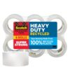 Scotch Heavy Duty Recycled Packaging Tape, 1.88 in x 54.6 yd, 6-Pack