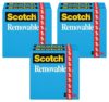 Scotch Removable Magic Tape Refill 3/4″ x 1296″ – 6 Rolls (811 Tape, Matte Invisible, Repositionable Adhesive) Temporary Posting Tape