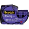 Scotch(R) Gift Wrap Tape, 0.75 x 300 Inches 6 Count