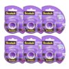 Scotch Satin-Finish GiftWrap Tape, 3/4 in. x 650 in. (Translucent) 6-Pack