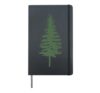 Scots Pine Hardcover Journal, Black