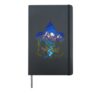 Scouting Artistic Fleur De Lis Night Sky Outdoor Art Hardcover Journal, Black