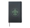 Scouts BSA Outdoor Code Artistic Leaf Design Hardcover Journal, Black