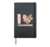 Scrapbooking Heart I Love Scrapbooking Hardcover Journal, Black