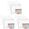SCRIBBLEDO 11" x 14" Dry Erase Multiplication Chart Whiteboard Double Sided Multiplication Table White Board for Homeschool Classroom Students Math Manipulative for All Ages (Pack of 3)