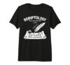 Scriptology Art of The Ancient Hand Calligraphy Premium Tri-Blend T-Shirt