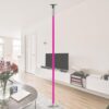 SDVantage Dancing Pole Fixed Plate Spinning Dance Pole Kit, Ceiling Mount Dancing Pole for Home Fitness/Party, Adjustable Height Spinning Pole,Pink-3.2M-3.4M/10.5Ft-11Ft