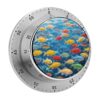 Sea Fishes Stainless Steel Mechanical Kitchen Timers