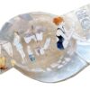 Seahorse Forest Vol11 A66 Anecdotes from Coast, Pre-Cut Clear PET Tape,Long Loop Washi Stickers,2.36"x5.47 YD for Journal Stickers Journaling Planner Scrapbooking Junk Journal Stickers Craft Supplies