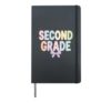 Second Grade Patchwork Student Back To School Hardcover Journal, Black