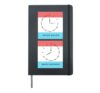 Seconds Delayed Second Wasted Life Coach Motivation Hardcover Journal, Black