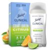 Secret Clinical Strength 100HR Defense, Invisible Solid Antiperspirant Deodorant for Women, A'Ja Wilson Edition, Triple Threat Sweat Protection, Hyaluronic Acid, Court Queen Citrus Scent, 2.6 oz