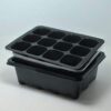 Seed Starter Kit 12 Cells, Plastic Seedling Tray with Humidity Dome