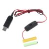 SEEXDDT USB Power Converter DCBuck Battery Eliminators 2m