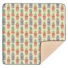 Selerdon Baby Play Mat Pineapple Tiki Mask for Floor 50" x 50" Waterproof