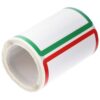 Self Adhesive Name Labels Roll for Writing, Colorful Paper Stickers