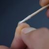 Semme 300pcs Microblading Cotton Swabs Pointed Tip Wood Stick for