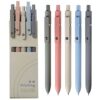 sencoo 5 pack Black Gel Pens Fine Point Retractable Roller Ball Pens 0.5mm Black Ink Smooth Writing Pens School Office Home Diary Gift Pens