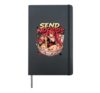 Send Noods Funny Anime Girl Ramen Noodle Lover Hardcover Journal, Black