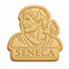 Seneca in Thought Cookie Cutter & Stamp, Fondant & Clay - 4x3.6"