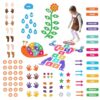 Sensory Path Decals for Floor & Wall | 173 Interactive Sensory Walk & Pathway Stickers | Educational Floor Decals for Schools & Hallways | Sensory Pathways for Schools | Classroom Must-Haves